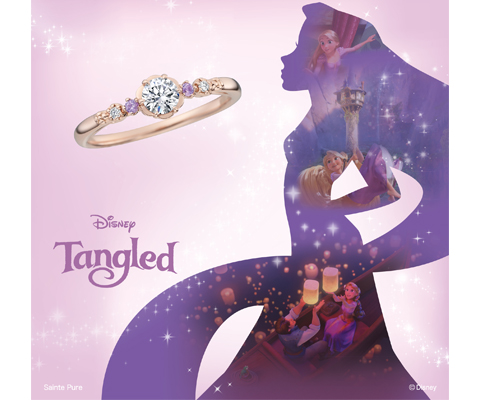 【新作】 Disney PRINCESS Rapunzel 【 Flowers of Love フラワーズ オブ ラブ -恋する花- 】 婚約指輪 (2024〜2025期間数量限定モデル)