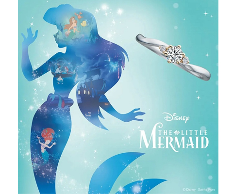 Disney THE LITTLE MERMAID 【Secret of the Sea 〜海の秘密〜】 婚約指輪