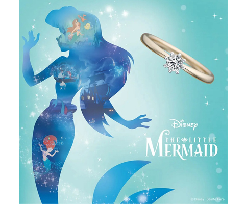 Disney THE LITTLE MERMAID 【Dreaming Mermaid 〜夢見るマーメイド〜】 婚約指輪