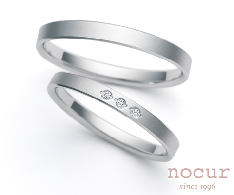 【新作】nocur CN-648/649 結婚指輪【低価格】